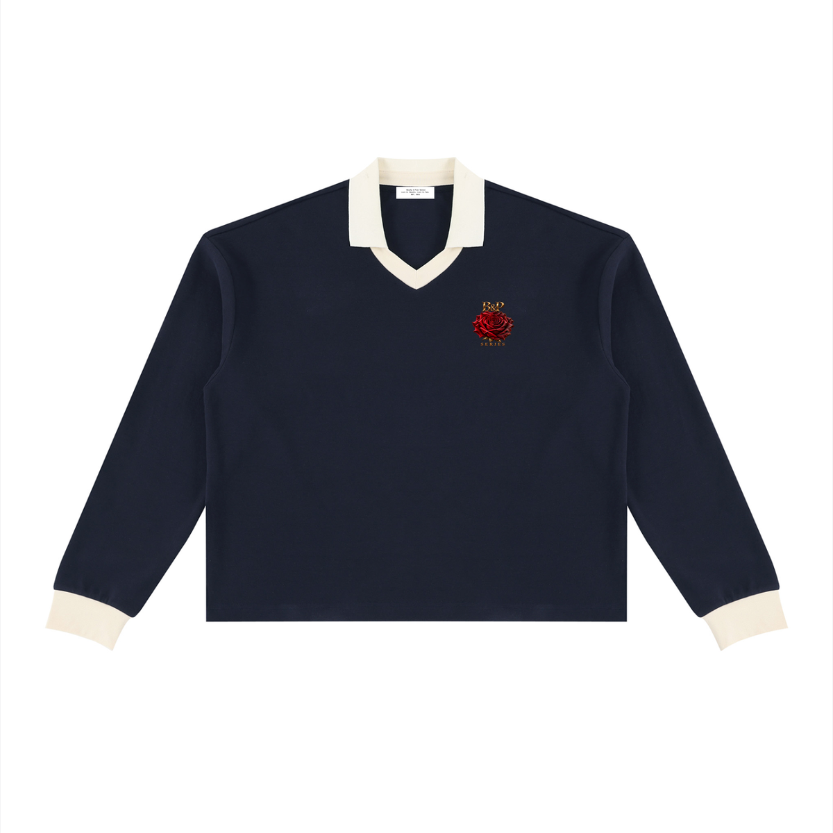 Beyond the Ordinary Color Block Collared Sweatshirt